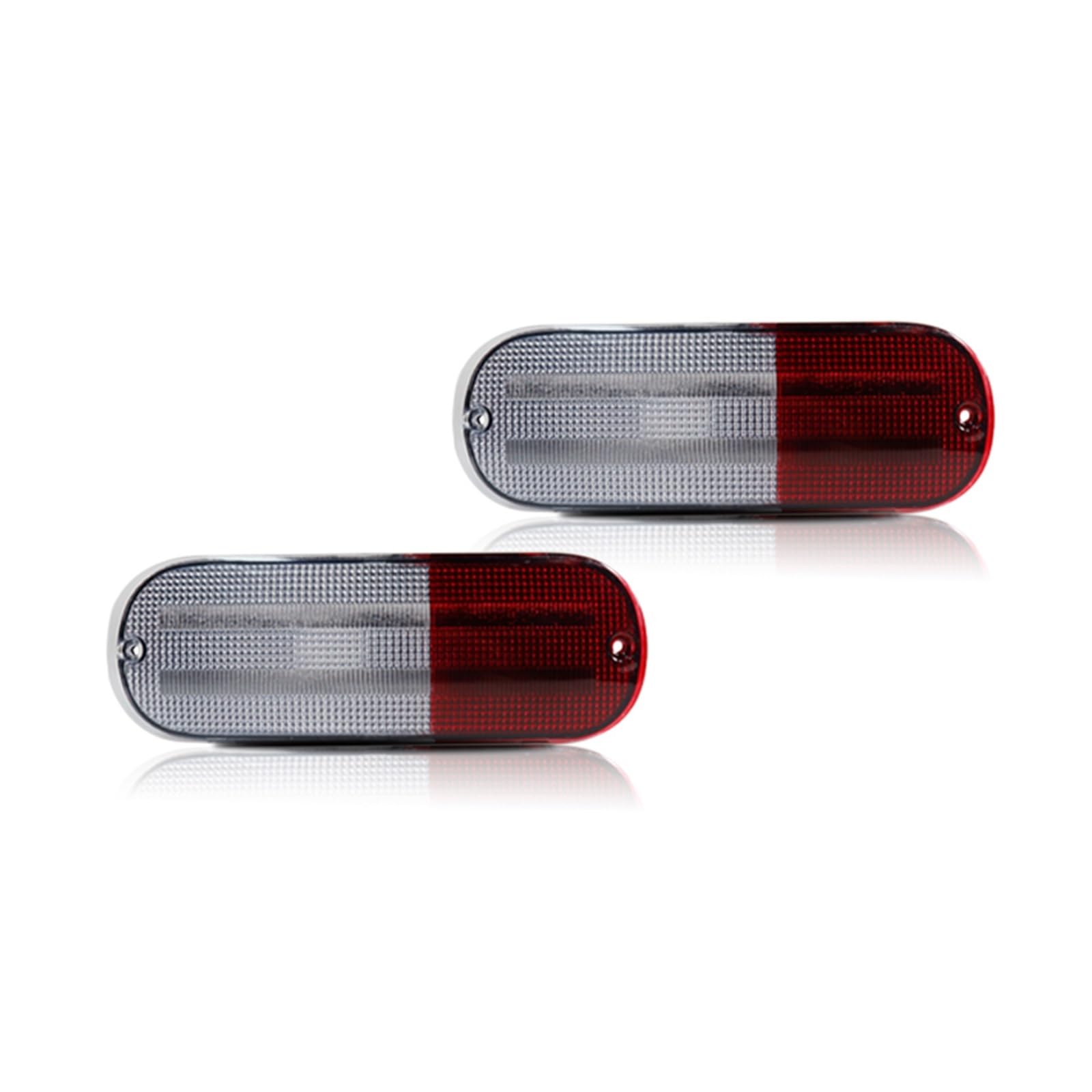 Fanale Posteriore Per Chrysler PT Per Cruiser 2001-2005 Kit Alloggiamenti Luci Retromarcia E Retromarcia Paraurti Posteriore Auto Senza Lampadina/presa Fari Posteriori(Clear Red Lens)