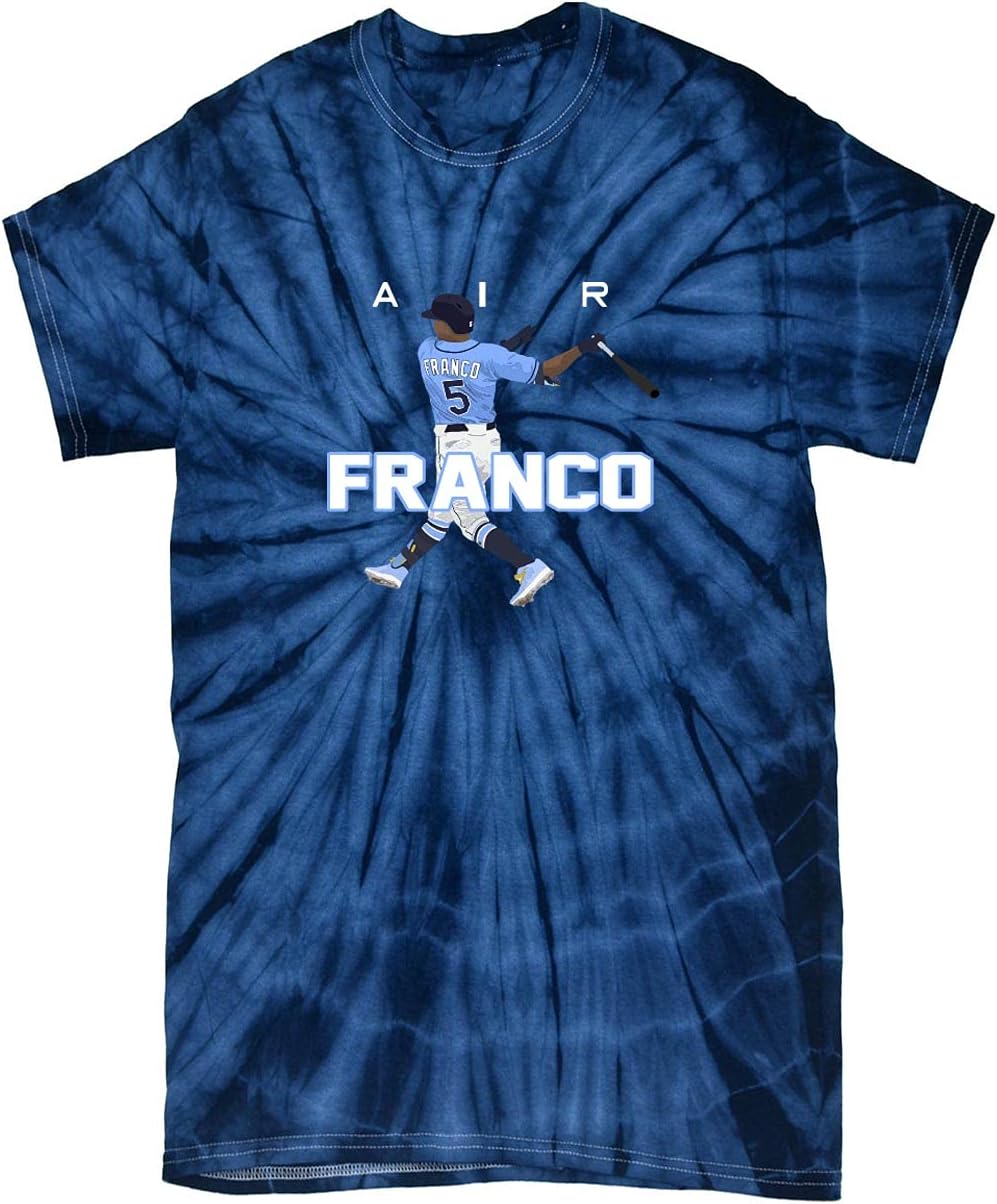TIE-DYE Navy Rays Air Franco T-Shirt