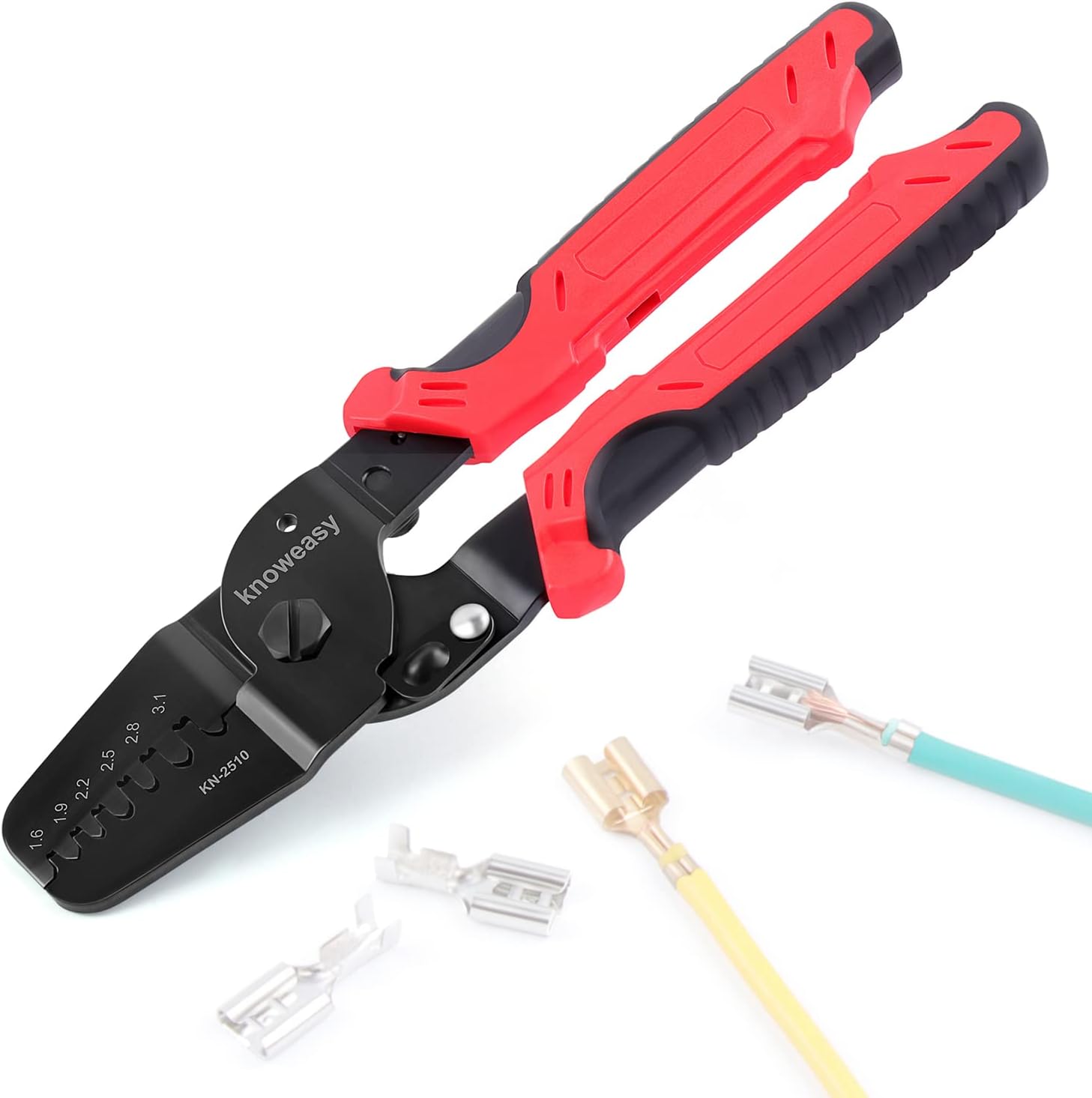 JST Crimper and Molex Crimper Works on AWG24-12/0.21-3.31mm² JAM, Molex, Tyco, JST Terminals and Connectors for FPV, Drone Servo Model KN-2510