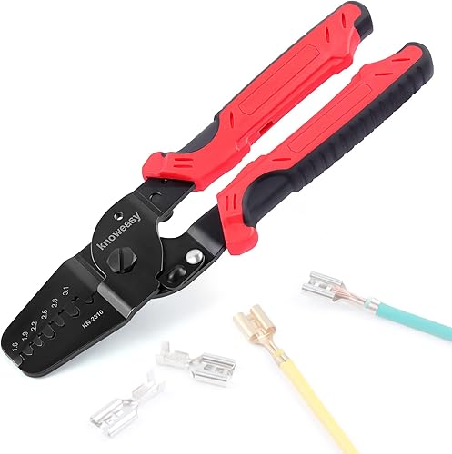 Miniatura 12 de Kits de crimpadora Knoweasy Deutsch para conectores Deutsch DT: Crimpadora de barril cerrado y de barril abierto, herramienta de extracción y
