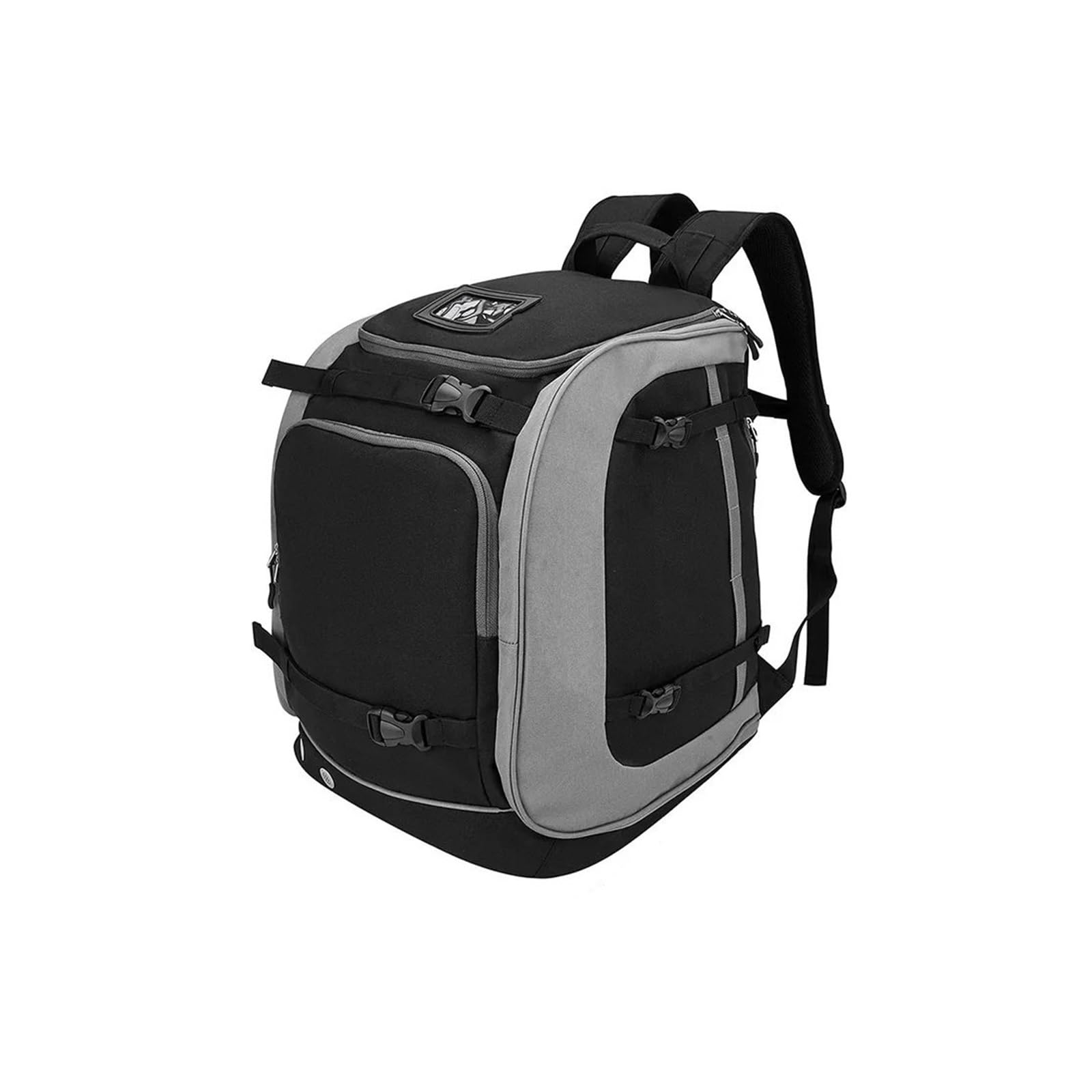 Zaino da sci da 65 litri, grande capacità, per casco, abbigliamento, uomo, donna, viaggio, regolabile, impermeabile