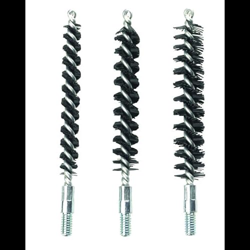 Miniatura 4 de Tipton Cepillo de nailon calibre .17, paquete de 3 con núcleo de alambre duradero y cerdas de nailon para limpieza y mantenimiento de armas de fuego