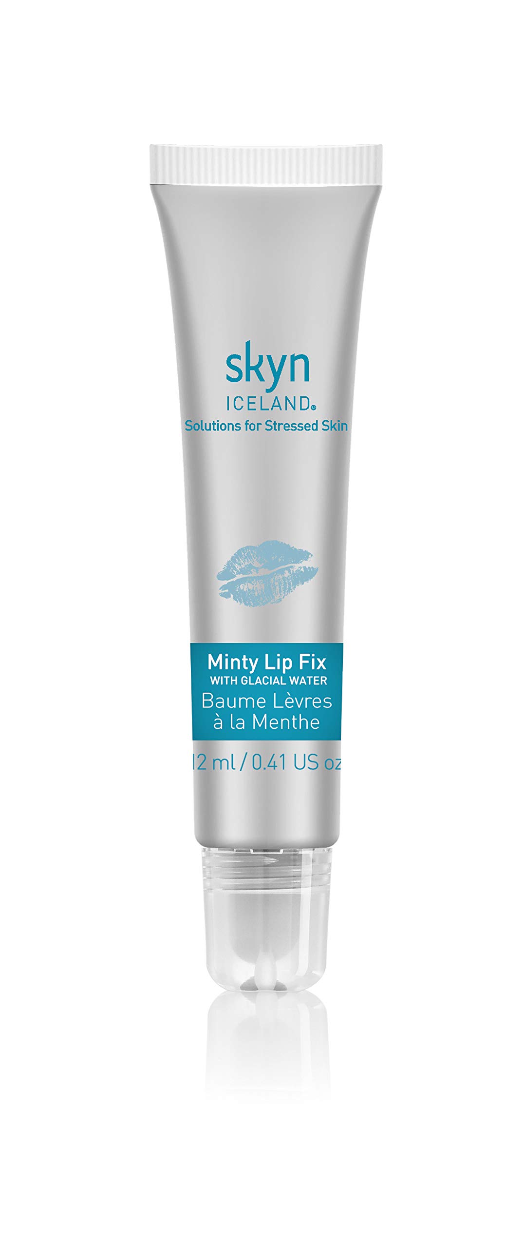 skyn ICELAND Minty Lip Fix with Glacial Water: Eradicates Dry, Peeling Lips on Contact, 12 ml / 0.41 oz