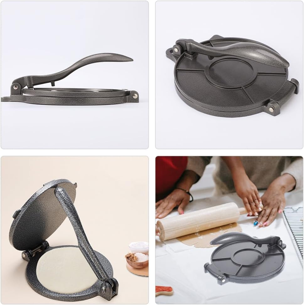 UPKOCH Tortilla Press Heavy Duty Dough Maker for Corn Tortillas for Home Use for Quesadillas and Authentic Mexican Cooking