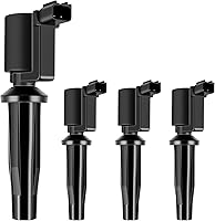 Vista 17 de Paquete de bobinas de bobina de encendido SCITOO compatible con Nissan Versa 1.8L 2007-2012 para Versa 1.6L 2009-2012 para FX50 5.0L 2009-2013 UF549