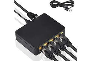 Poyiccot RJ45 Ethernet Splitter: High-Speed, Multi-Device Network Solution