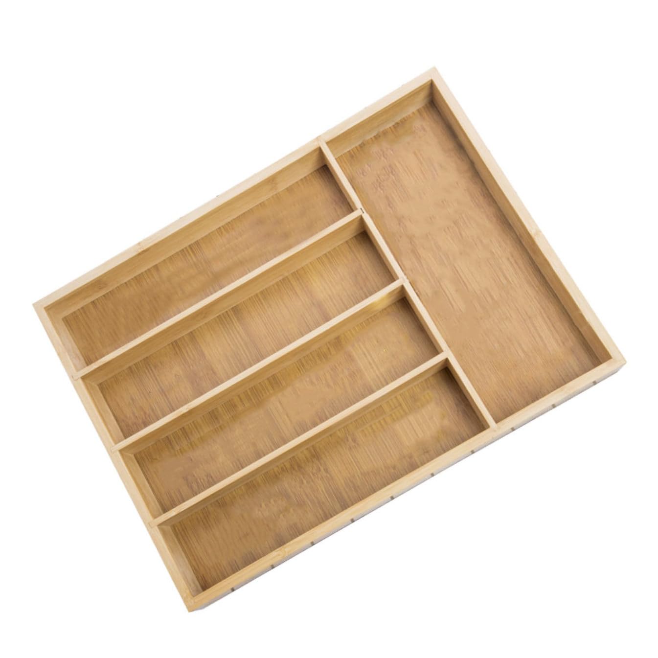 Boîte en bambou de rangement bijoux avec finitions premium