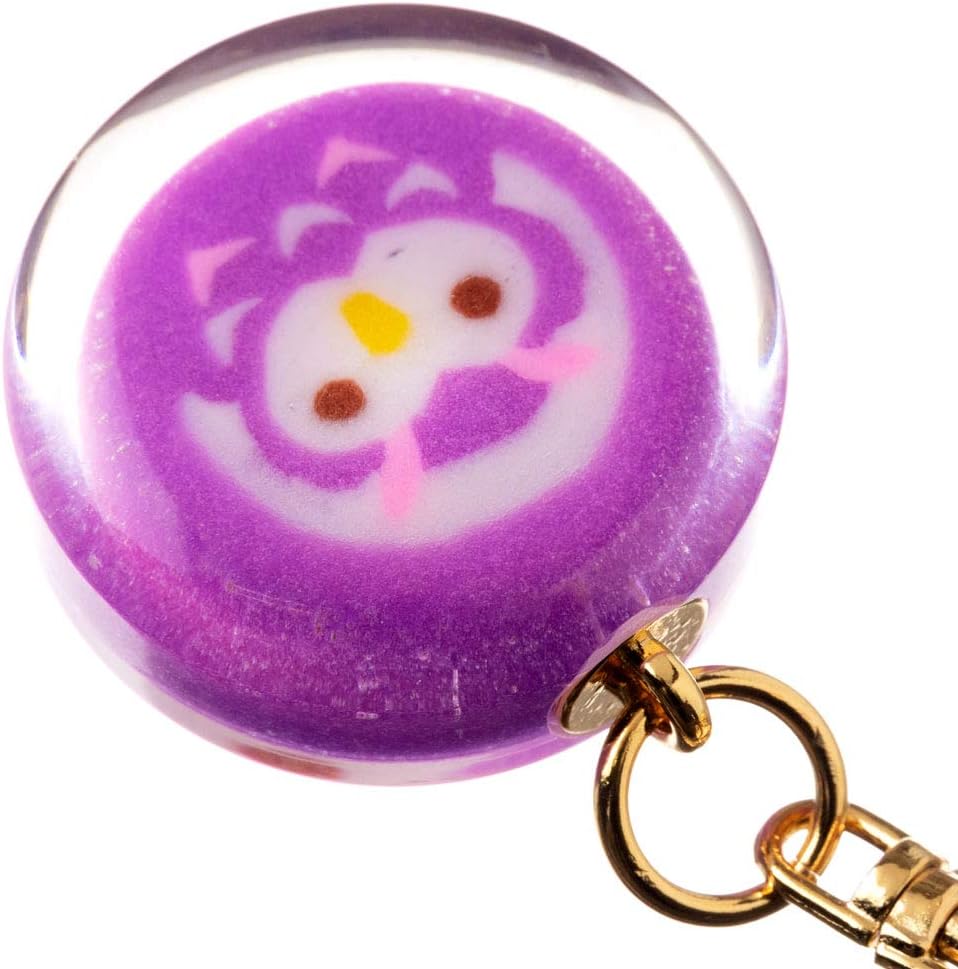 Amazon Nanaco Plus 飴のキーホルダー縁起飴フクロウ 紫 学力向上 ナナコプラスcandy Key Ring 工芸 民芸品 おもちゃ
