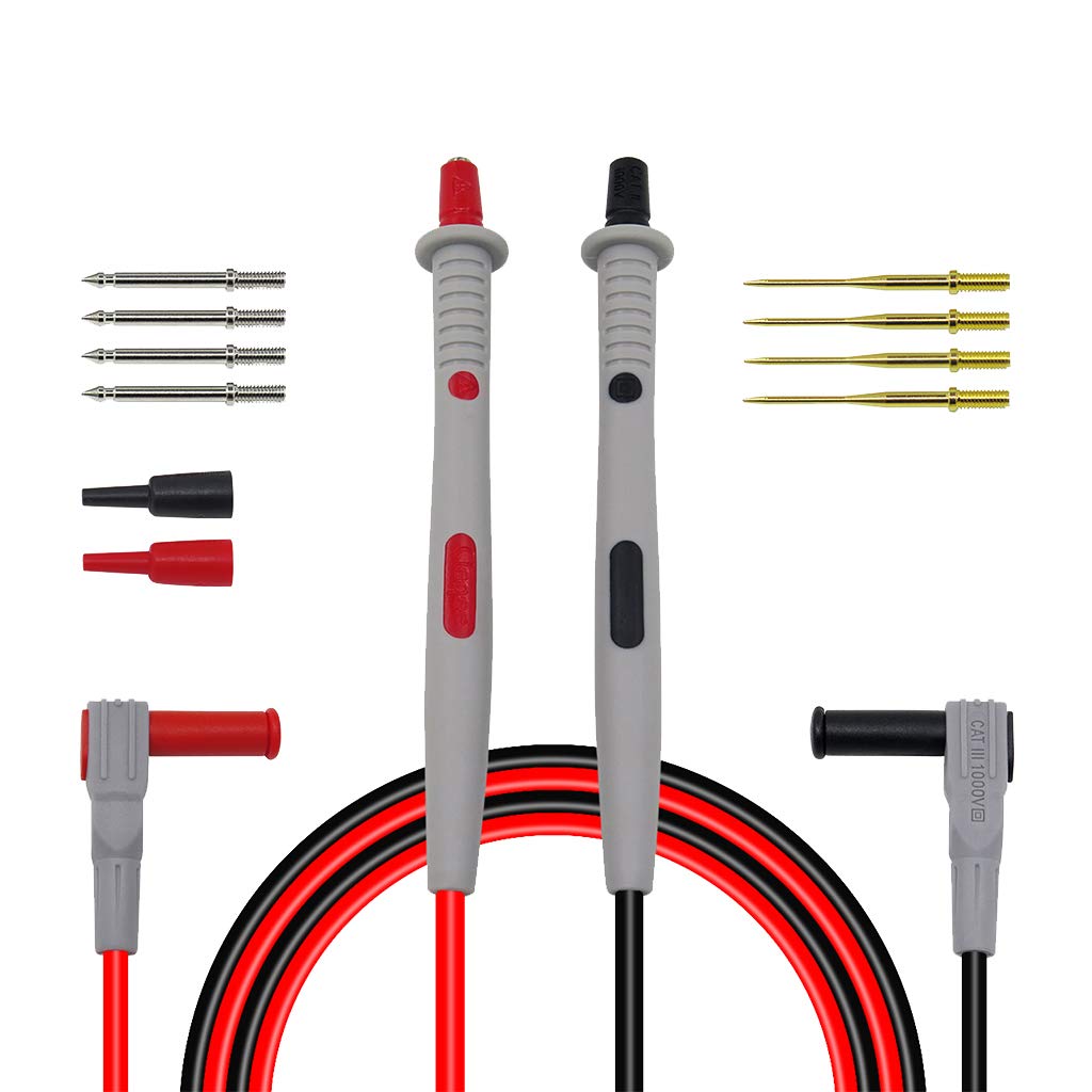 12-in-1 Multimeter Test Leads Kit Banana Plug, Digital Multimeter Probes, Electrical Test Probe 20A 600V (B094KYZ562) Amazon Price History, Amazon Price Tracker