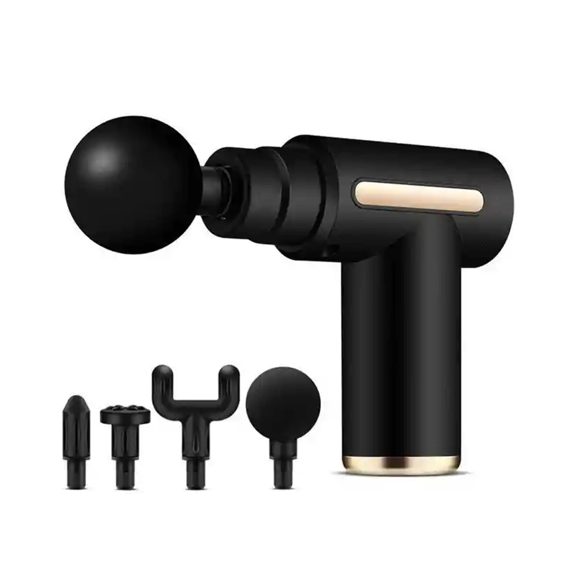 River Phoenix Mini Massage Gun Deep Tissue - Portable 6 Speeds Handheld Muscle Massager with 4 Massage Heads 1800mAh Battery & Type-C Charging, Super Quiet Massage Gun for Muscle Pain Relief Recovery