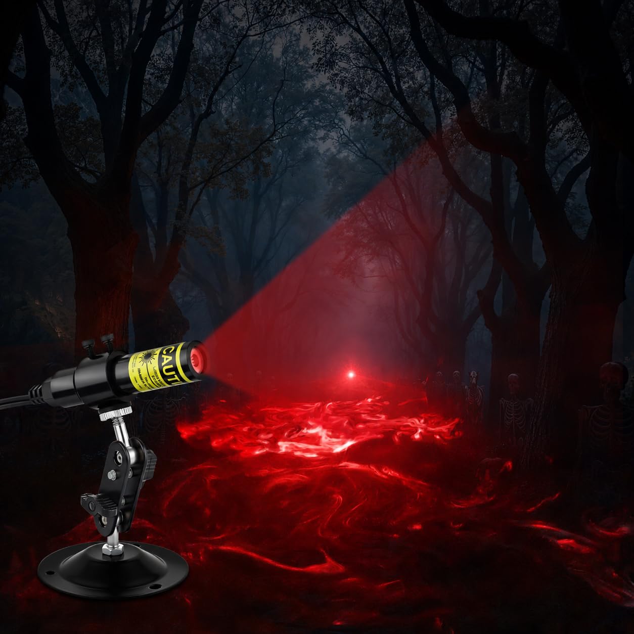 Green Laser Swamp Projector - Halloween Decoration -8