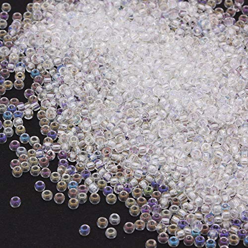 PRECIOSA Perlas Checa Ilimitado de Arcoiris Cristal rocalla/Semillas 11/0-pack de 100u00a0G