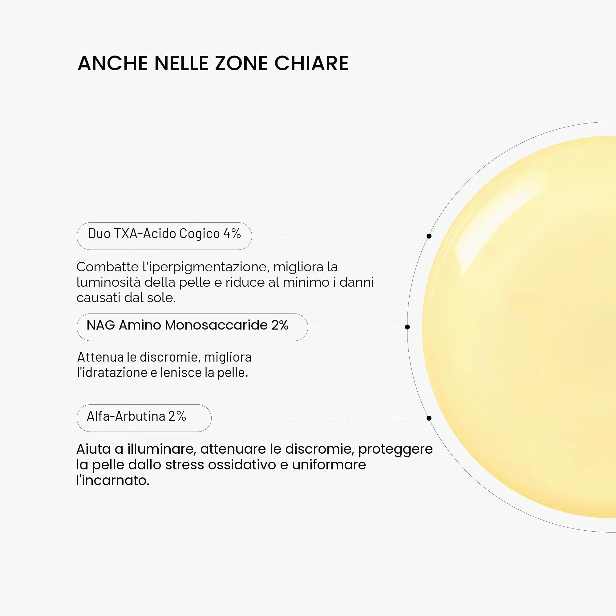 Theramid Even In 30 ml – Trattamento avanzato anti-macchie con acido tranexamico, acido cogico e alfa-arbutina: riduce l'iperpigmentazione, uniforma il tono della pelle e migliora la luminosità