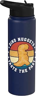 Dino Nuggets, Taste the Past Dinosaur Stainless Steel Insulated Water Bottle