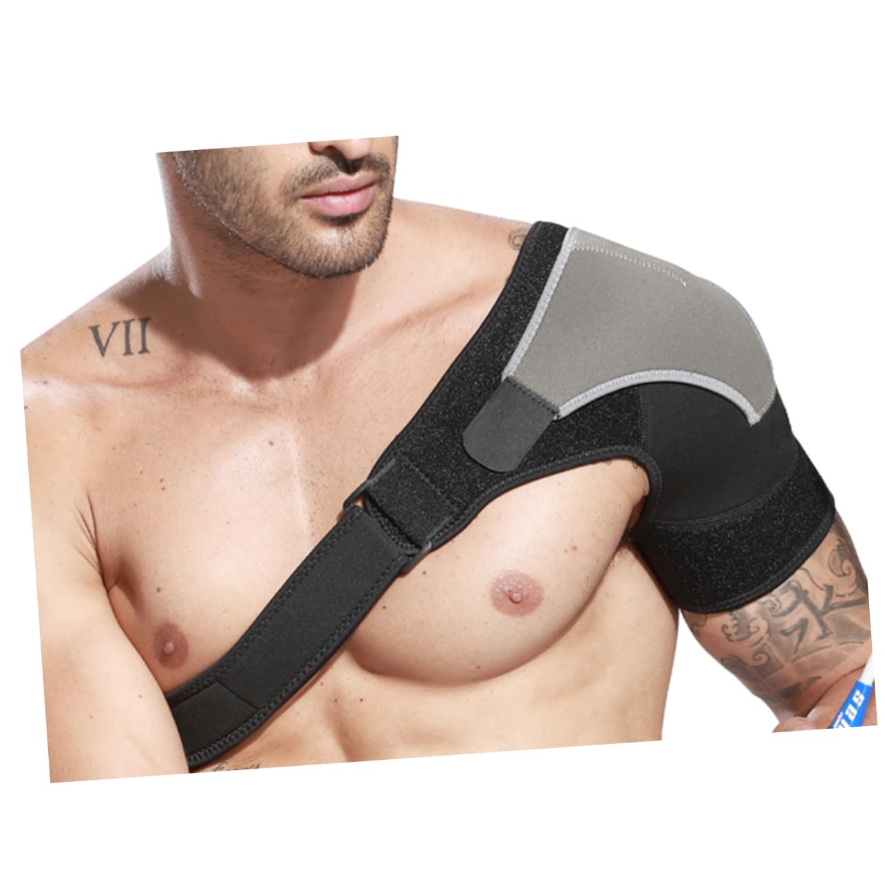 BCOATH Shoulder Support Brace Compression Rotator Cuff Relief Breathable Shoulderpad Non-slip Wrap for Outdoor Sports