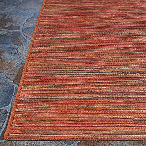 Couristan Cape Hinsdale Runner Rug, 2'3" X 7'10", Crimson/Multicolor #TOP3