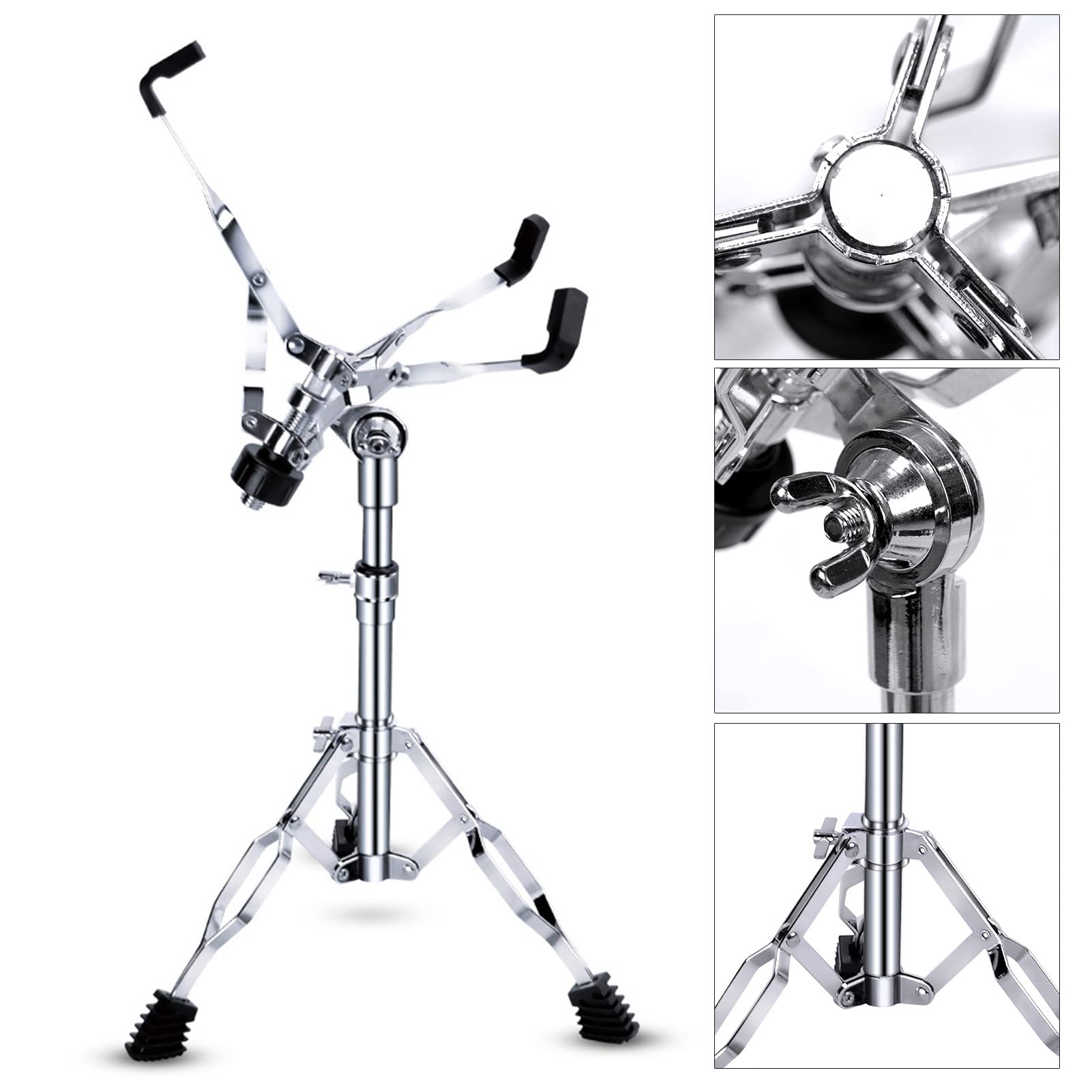 Supporto Per Rullante Regolabile - In Acciaio, Per Drum Set E Percussioni - Foto 14