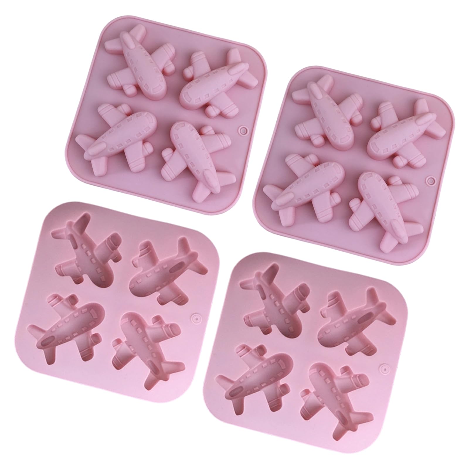 Tsophreniq Of 4 Silicone Cake Pan High Temperatures Resistant Easy Cleaning Dessert Baking Mold Oven Safe Baking Tool Silicone Bakewares
