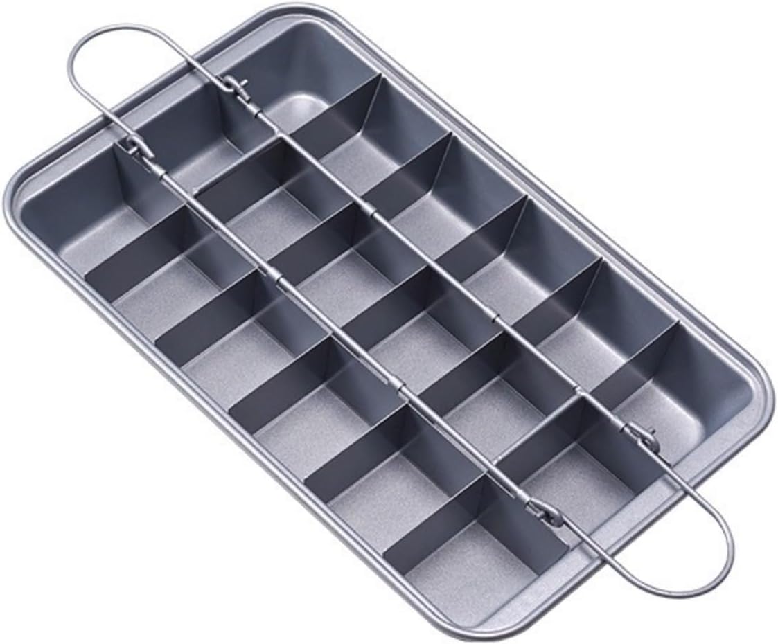 Thickened baking mold set, non stick baking tray, rectangular brownie cake tray, household kitchen