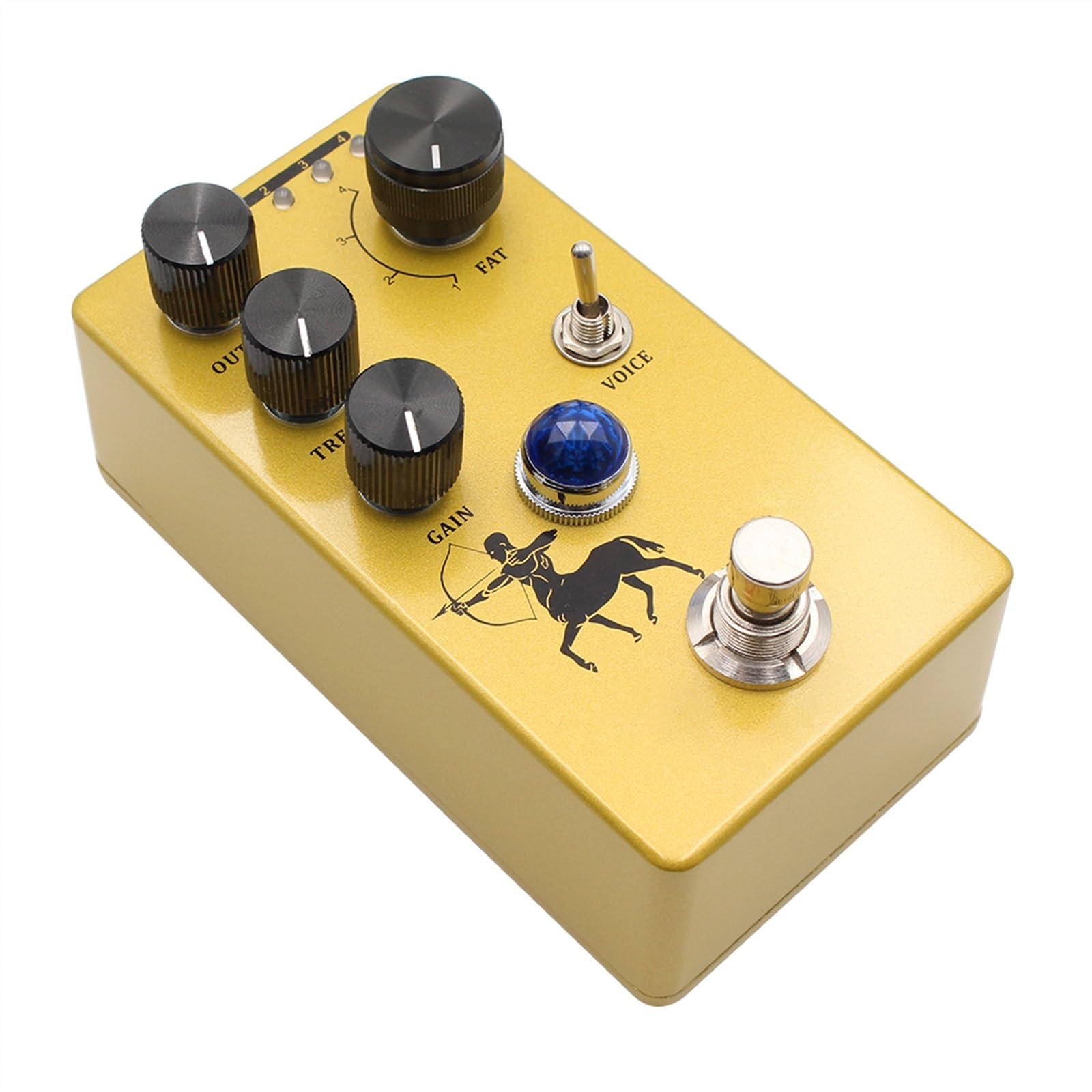 efekty gitarowe Pedał gitary High Gain Distortion Overdrive Efekty do gitary elektrycznej 4 tryby do akcesoriów do gitary basowej