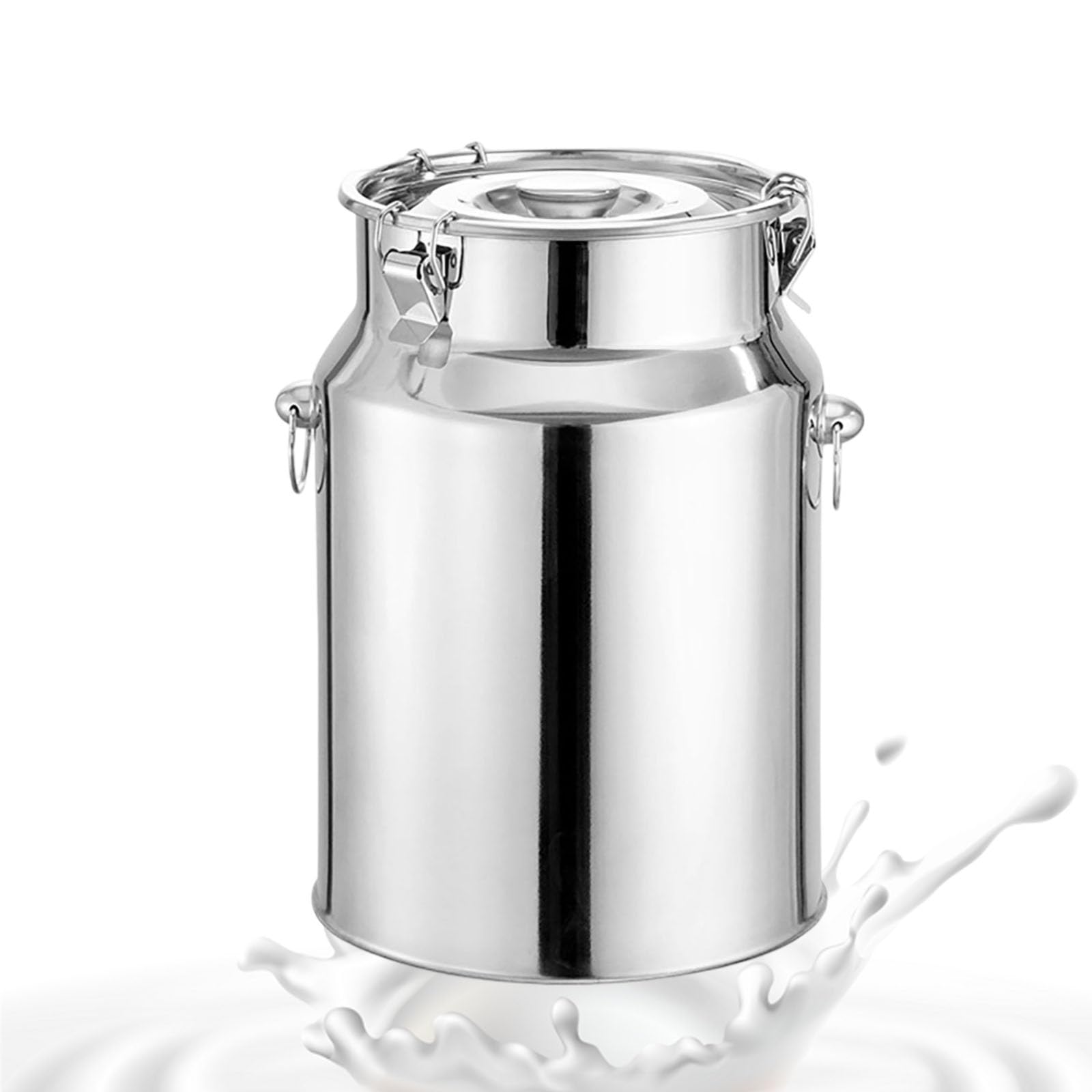 Pot à lait en acier inoxydable 201 avec couvercle hermétique durable