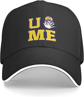 Gorra de béisbol Unisex Gorra de béisbol con estampado en U para hombres y mujeres gorra de golf y playa Snapback de lucha libre de color amarillo Cena John senderismo Senderismo al aire libre