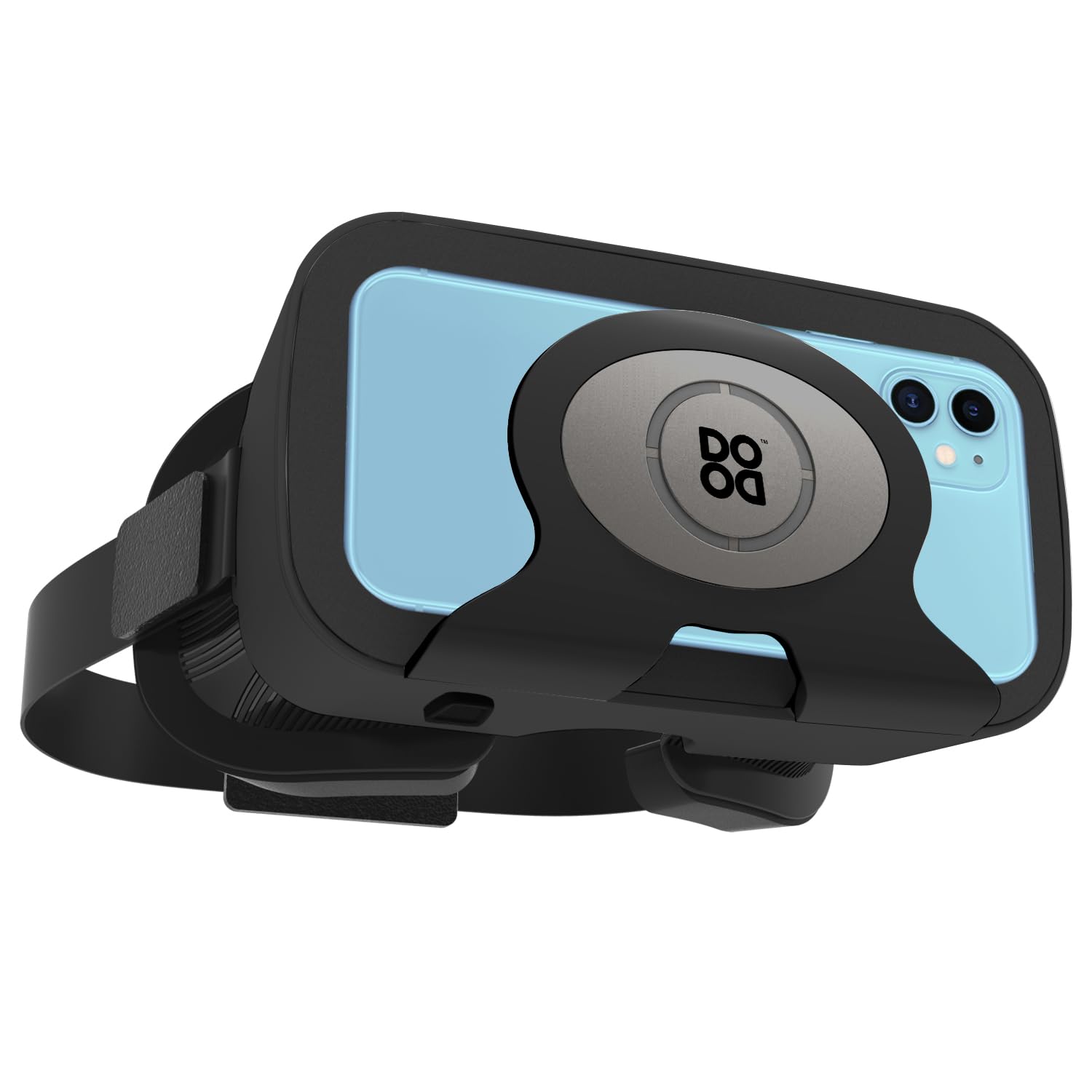 Dood Make in India VR Headset for Mobile | 42MM HD Lenses, Touch Button | Supports Android/iPhone | 15-Year Warranty | Limited Time Offer (Black)