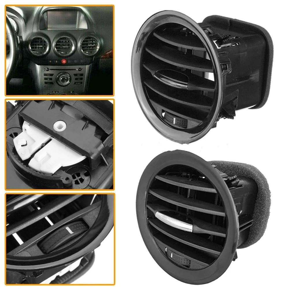 Grille D'aération Pour Chauffage Intérieur Noir Brillant Avec