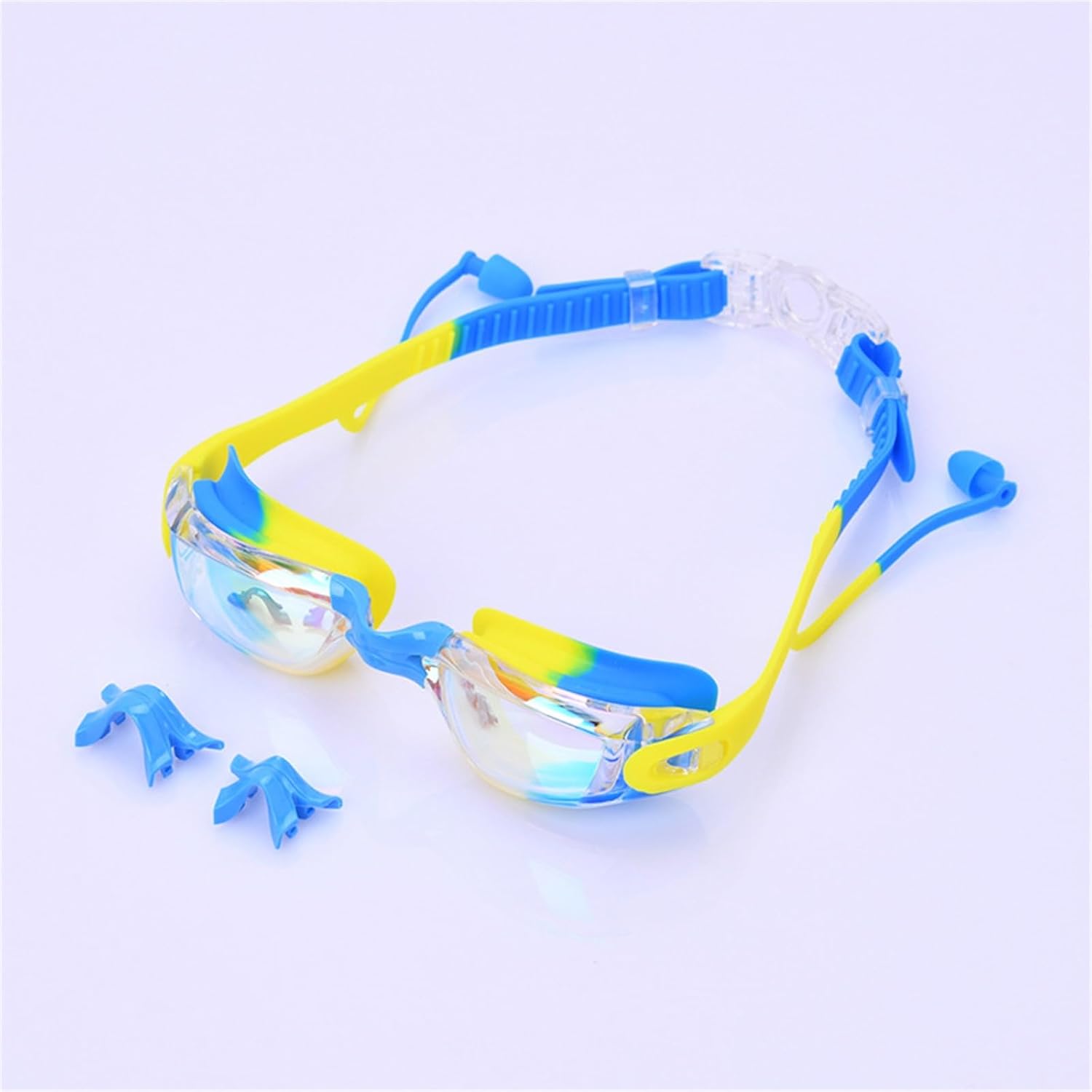 [MKEING] スイミングゴーグル シリコーン子供用水泳ゴーグル防水防曇水泳ゴーグル 水泳用ゴーグル 漏れ防止