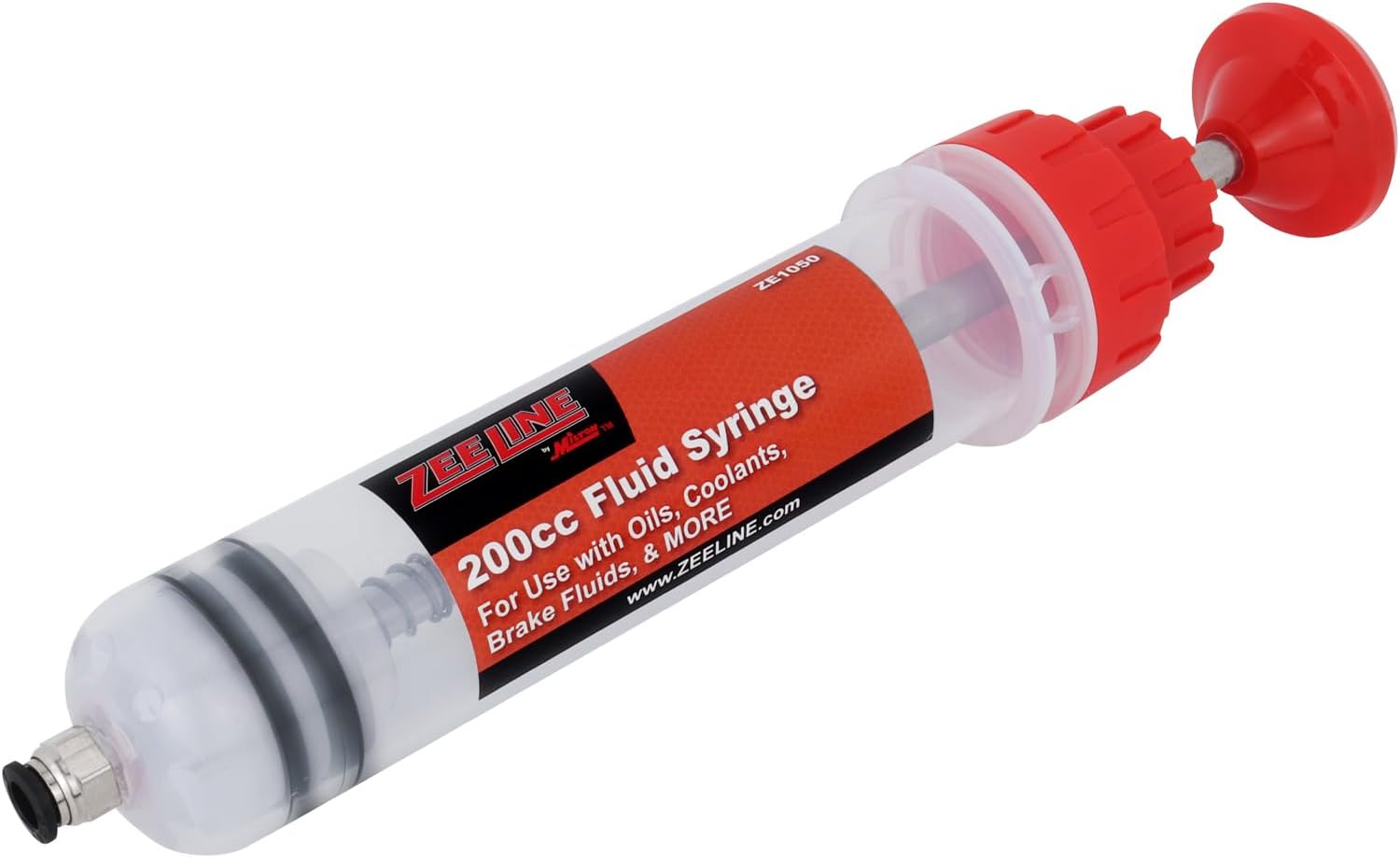 Zeeline by Milton Fluid Extractor - 200cc Fluid Syringe, Multi-purpose Syringe, Manual Fluid Extractor Oil Extractor Pump Syringe and Fill Pump, Gasoline Fuel Car Transfer