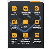 Vista 7 de Comprobador de transistores, osciloscopio digital, medidor de resistencia de capacitancia de inductancia portátil, microscopios USB