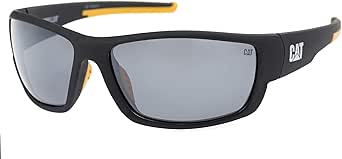 Caterpillar Men's FUSED Polarized Sunglasses - Wrapped Style For Active Use