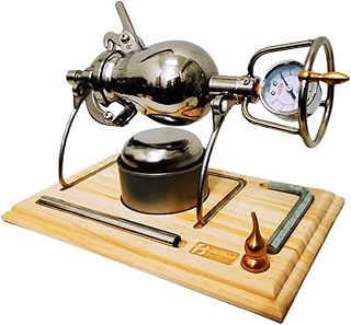 Tiantianka DI.Y Retro Mini Popcorn Machine Popcorn Poppers Showpieces for Home Decor Old Fashioned Stainless Steel Popcorn Maker Small Vintage Popcorn Popper Machines with Mini Popcorn Bag Popcorn Pot