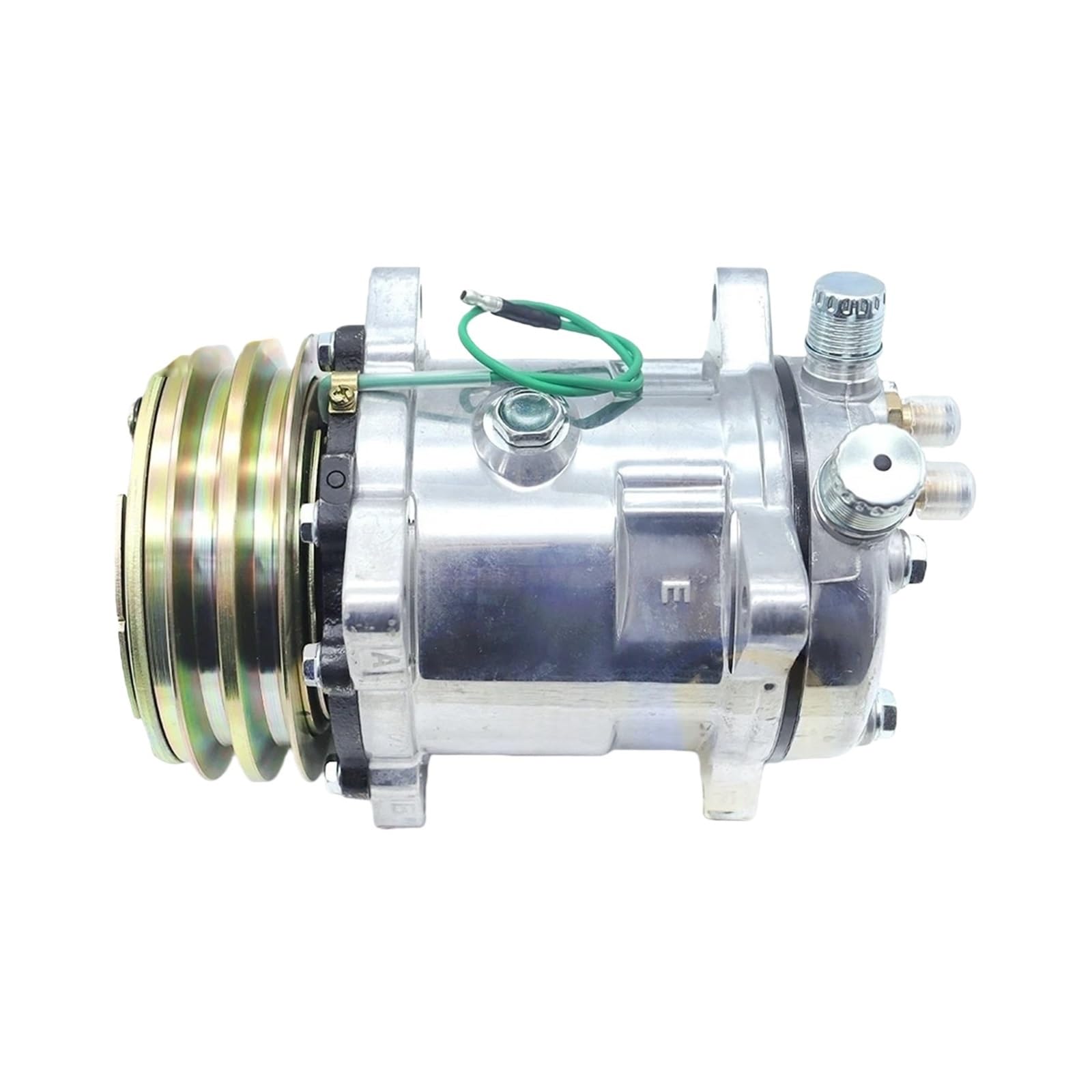 Lrfzsyap R12 12V 5H14 508 Sd508 Ac Clutch Compatible With Tractor Excavator Heavy Duty Truck 12V/24V 2 Groove V Blet Pulley