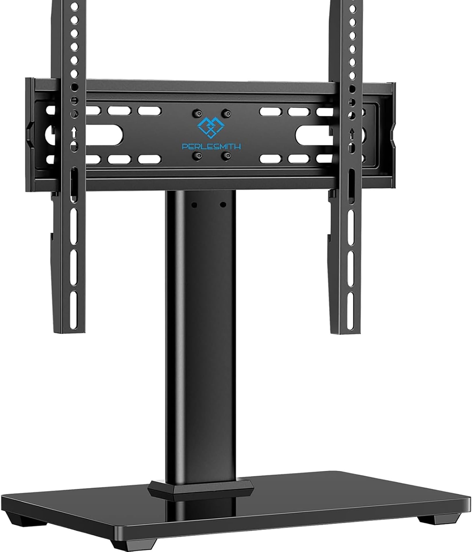 PERLESMITH Universal TV Stand Legs for 32-60 inch TVs, Table Top TV Stand up to 88 lbs, Height Adjustable Television TV Mount, Universal TV Base for Livingroom & Bedroom, VESA 400x400mm PSTVS04-N1