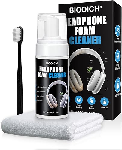 Kit de limpieza para la diadema de Apple AirPods Max – Restaura la diadema y los auriculares con espuma de limpieza profunda, cepillo suave para