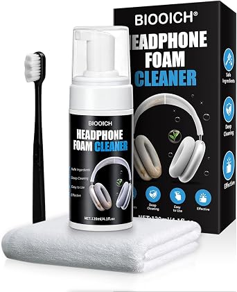 for Apple AirPods Max Headband Cleaner Kit - Restore Headband & Earcups with Deep Clean Foam, Soft Brush for Mesh Fabric, Removes Stains & Odors 4.1 Oz