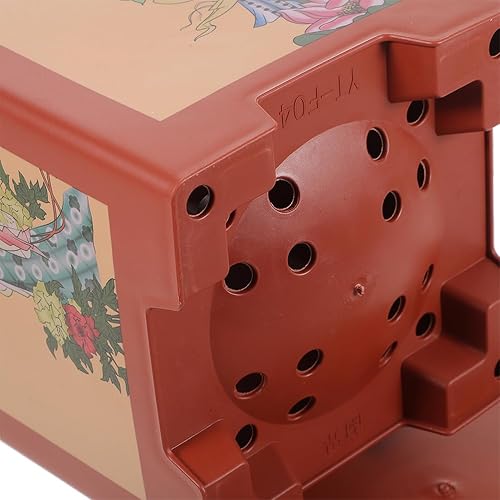 Miniatura 4 de Happyyami 4 juegos de macetas de orquídeas grandes macetas de cerámica para cactus maceta decorativa para suculentas, maceta redonda grande para