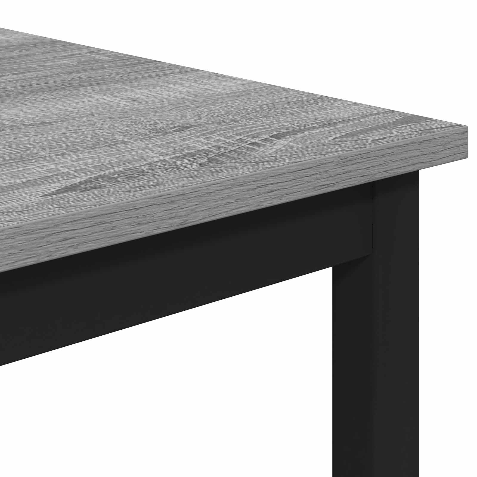 Tavolo da bar, 52 x 52 x 110 cm, legno di ingegneria, acciaio zincato