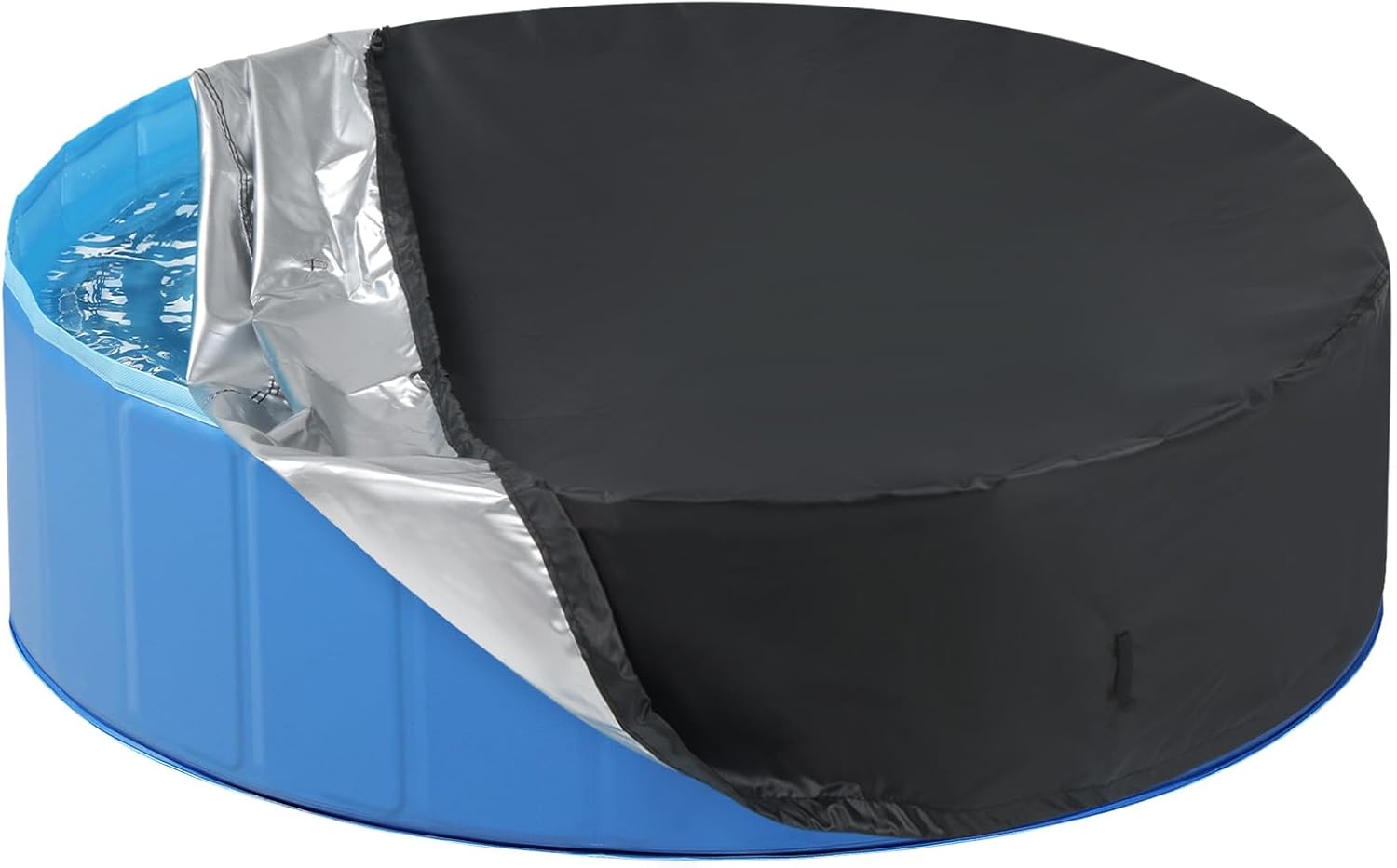 Pecute Cubierta de piscina redonda resistente al desgaste 3 Pecute Cubierta de Piscina Redonda,Fundas para Piscinas Plegable,PVC Pool Cover Antideslizantes y Resistentes al Desgaste Adecuado para Piscinas al Aire Libre, Aislado del Polvo y Las Hojas - ¿Vale la pena?