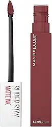 Maybelline SuperStay Matte Ink Batom Líquido Matte Longa Duração 16H com Aplicador Preciso, Não Transfere e Cor Intensa, Acabamento Matte Confortável, Cor 160 Pink Mover Rosa Nude Pêssego, 5ml