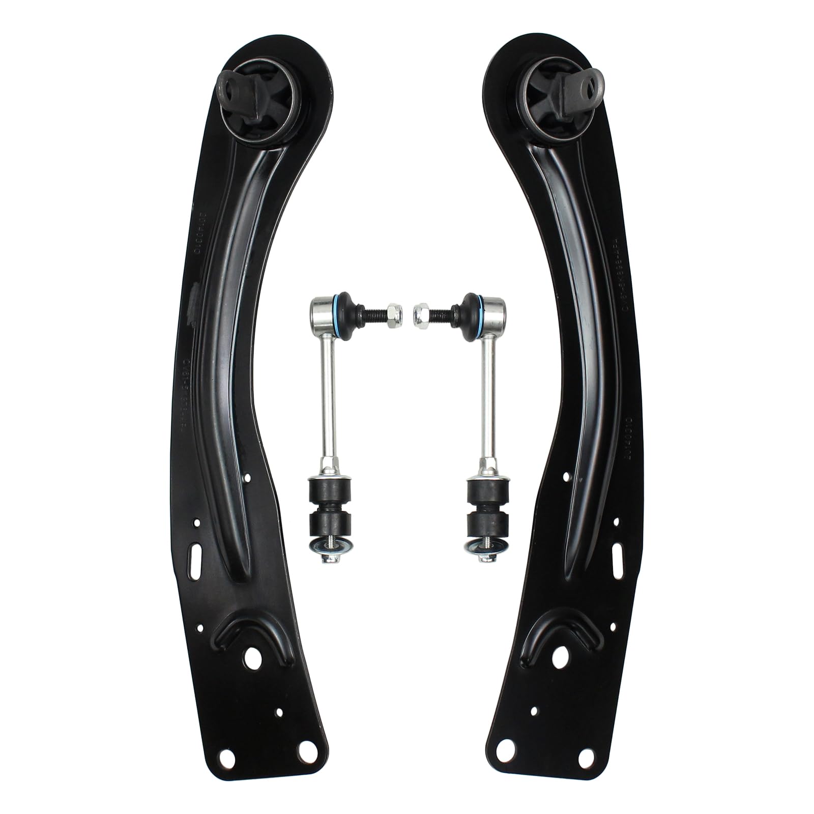 Rear Left Right Suspension Trailing Control Arms Assembly and Stabilizer Sway Bar Link Kit for Ford Escape 2013-2019