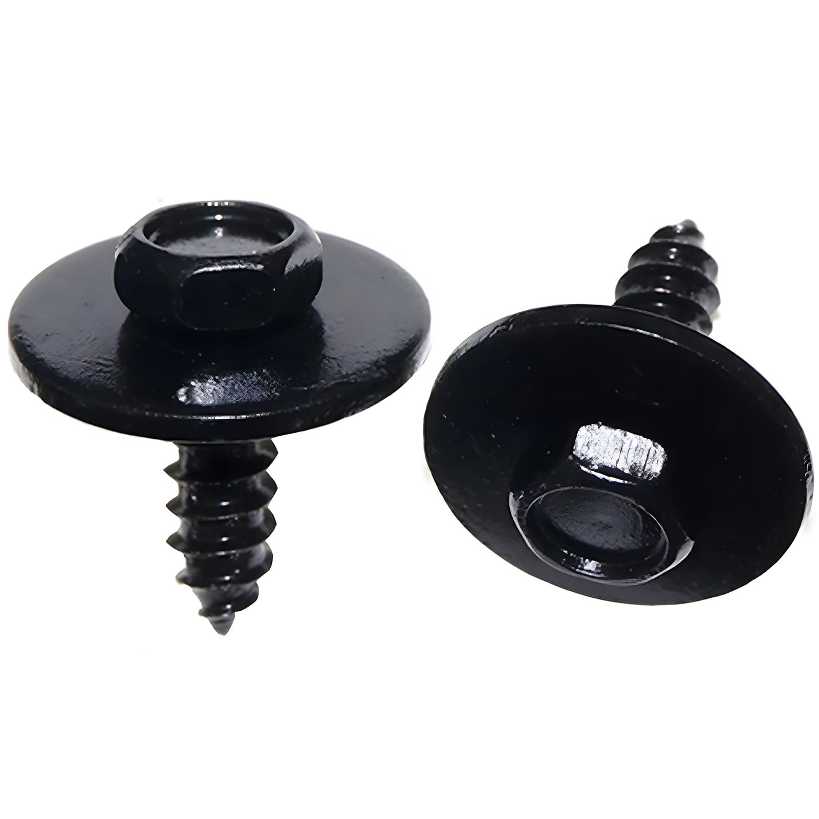 Woodzdon 50 Pcs M4.8-1.61 x 16mm Hex Head Sems Screw for BMW 07147129160 Fender Liner Wheel Arch Trim Under Cover Engine Shields Splash Guard 328i E46