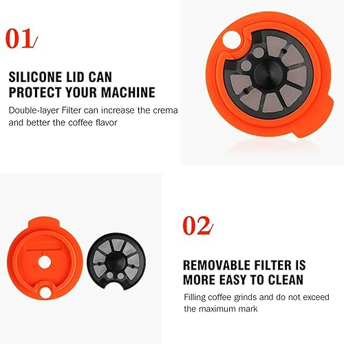 Miniatura 4 de Vasos de plástico reutilizables recargables para Bosch Tassimo, hogar, oficina, café (6.1 fl oz)