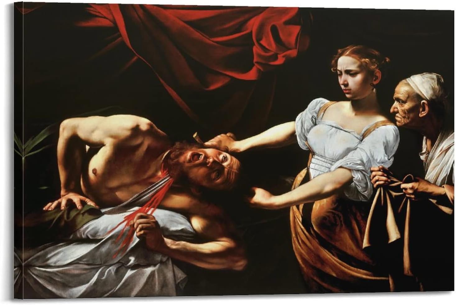 Amazon.co.jp Artemisia Gentileschiアルテミジア・ジェンティレスキ画家作品「ホロフェルネスの首を斬るユディト