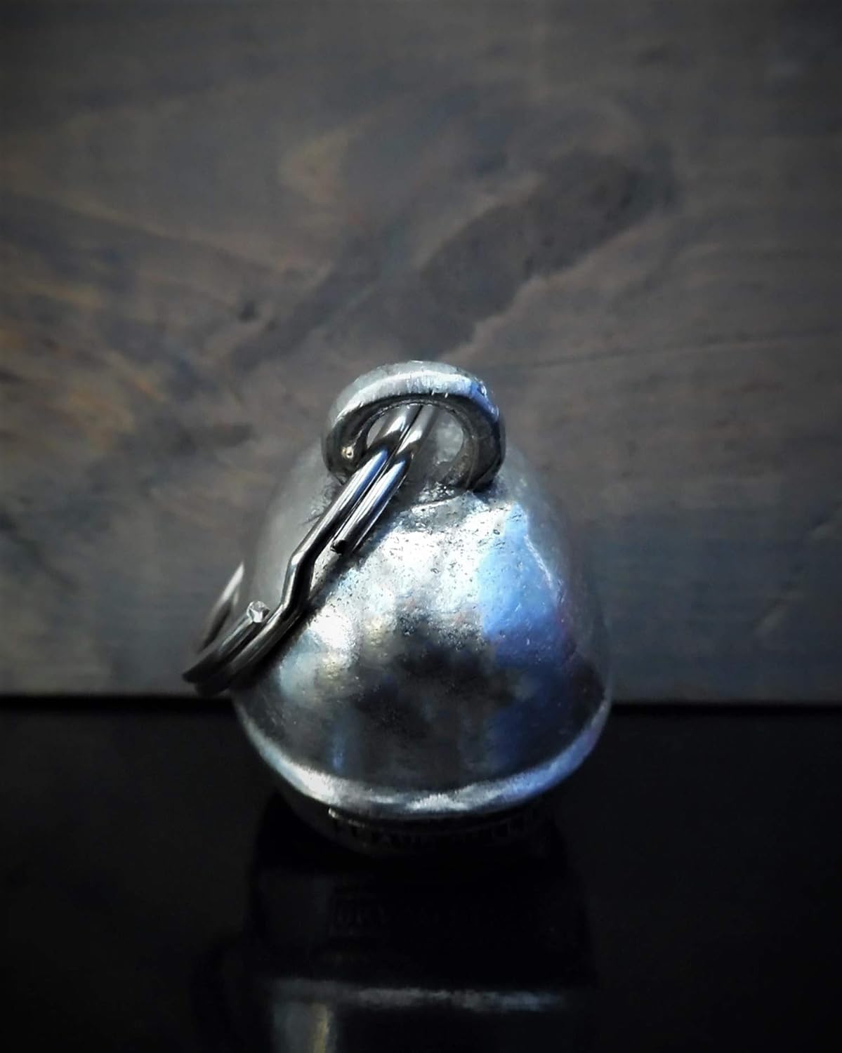 Bravo Bells Helmet Skull Biker Diamond Motorcycle Biker Bell Accessory or Key Chain for Luck - Image 6