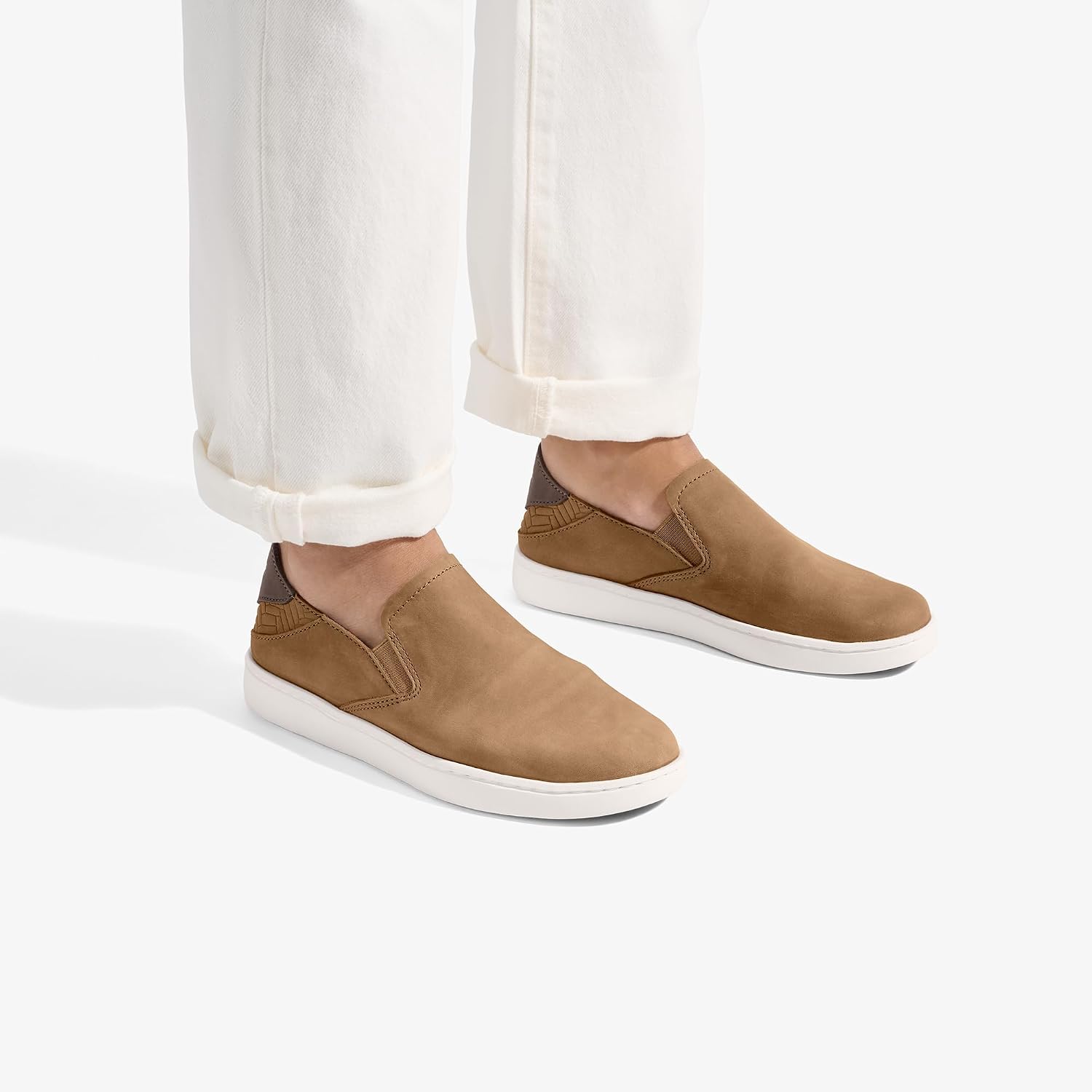 OLUKAI Pehuea Leather Women's Slip-On Shoes, Casual Premium Leather, Easy Slip On Design, Reliable Everyday Comfort