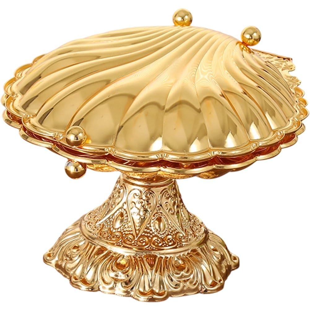 Frutero De Metal con Base, Soporte Decorativo para Frutas, Bandeja para Servir, Plato De Frutas, Expositor De Postres, Estante para Aperitivos Y Comida para Mostrador De Cocina.