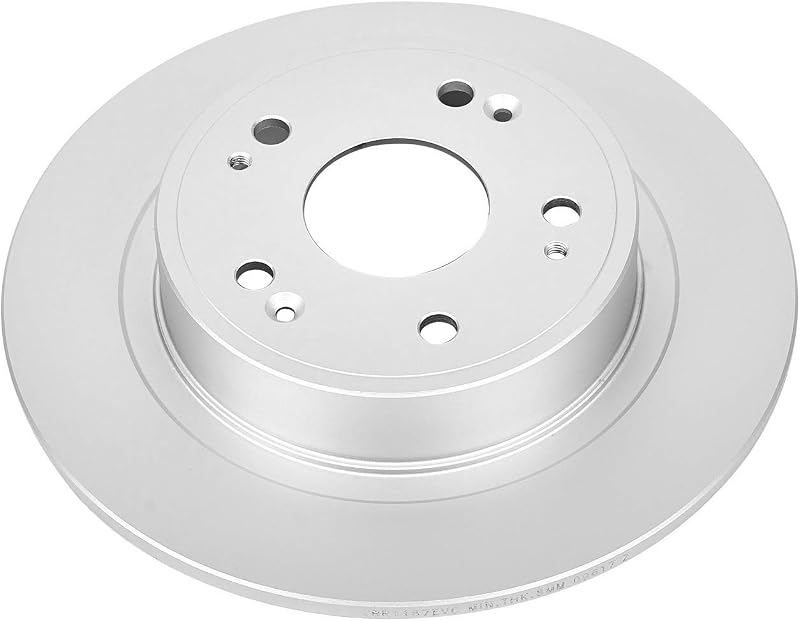 Disco de freio traseiro totalmente revestido PowerStop Evolution JBR1167EVC para Acura ILX, TSX, Honda Accord, Civic e HR-V – 1 unidade