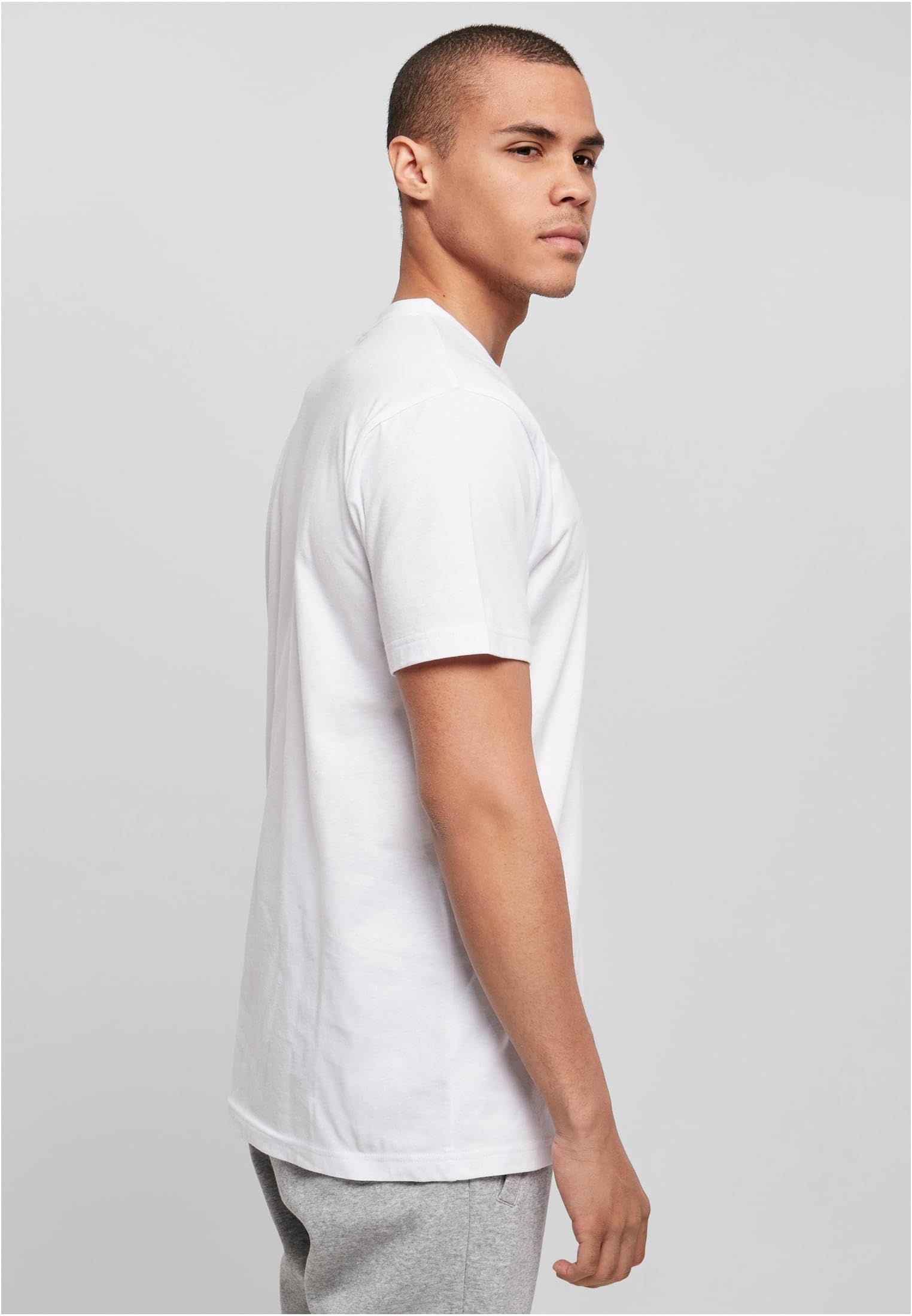 Build Your Brand Bb010-basic Round Neck T-Shirt T-Shirt Uomo (Pacco da 1)